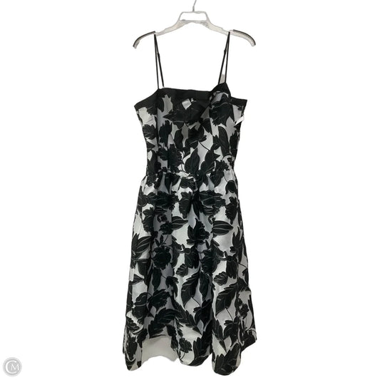 Dress Party Midi By Maeve In Black & White, Size: L