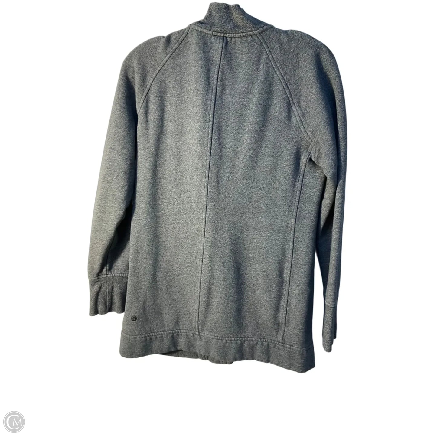 Athletic Jacket By Lululemon In Grey, Size: M