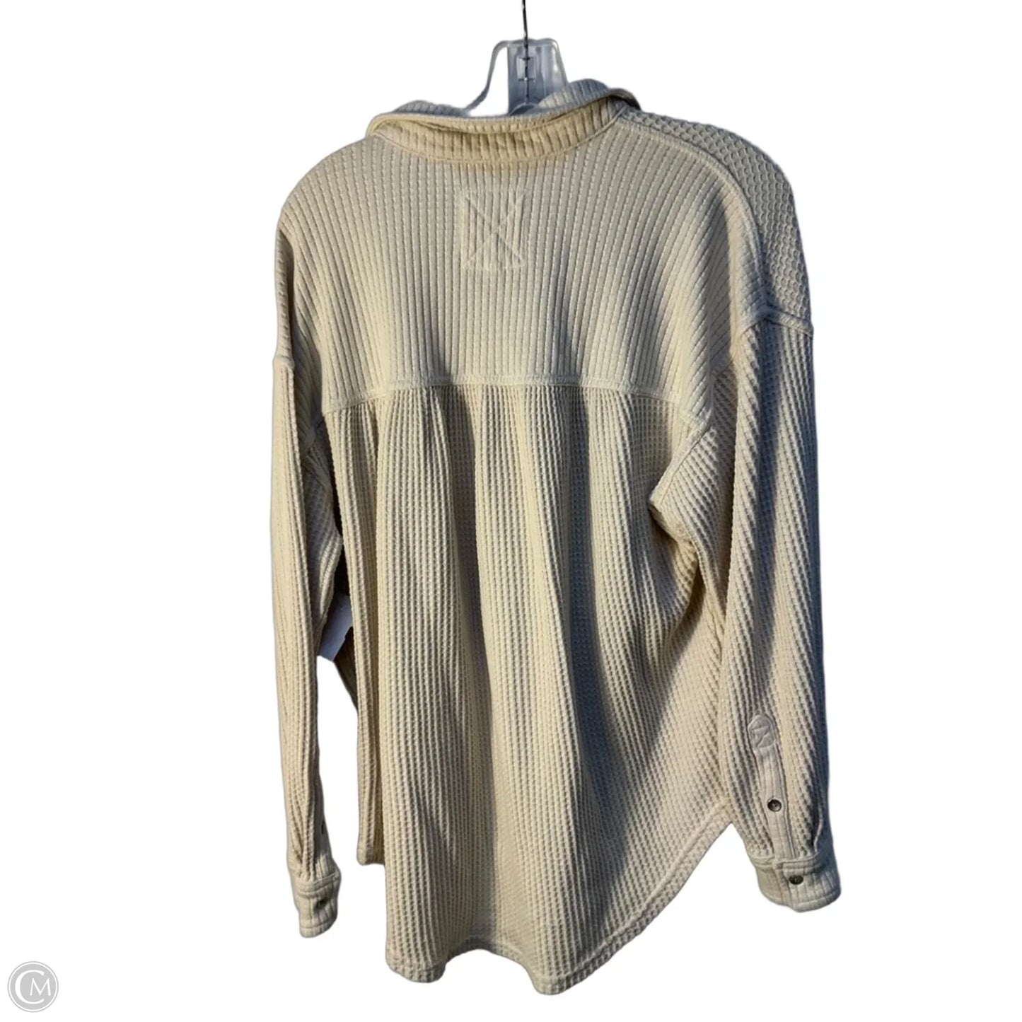 Jacket Shirt By Aerie In Cream, Size: S