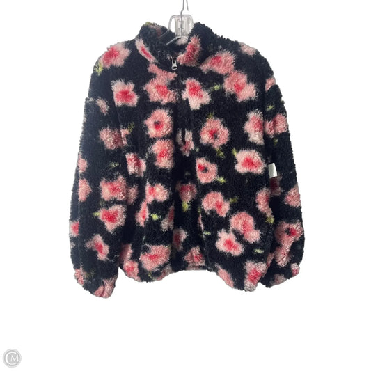 Jacket Faux Fur & Sherpa By Target-designer In Floral Print, Size: M