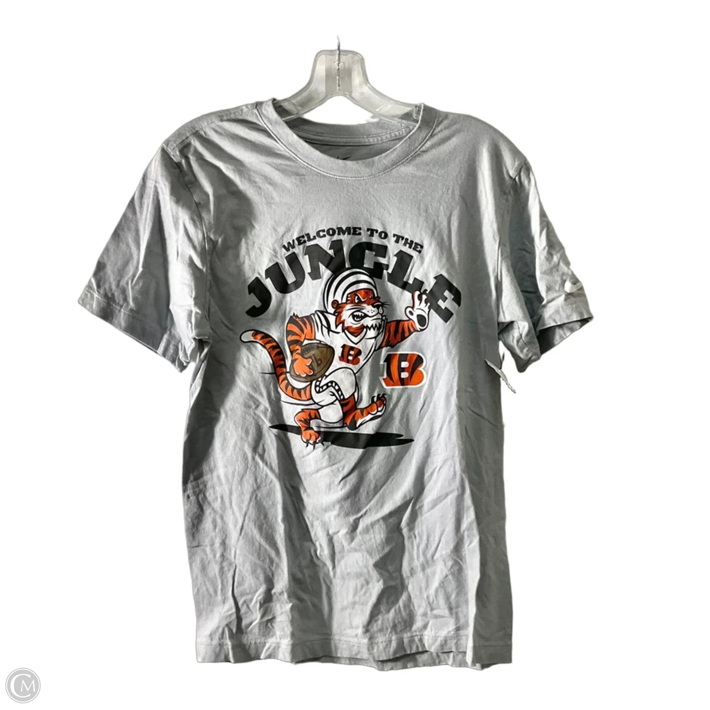 Top Short Sleeve Basic By Nike Apparel In Grey, Size: S