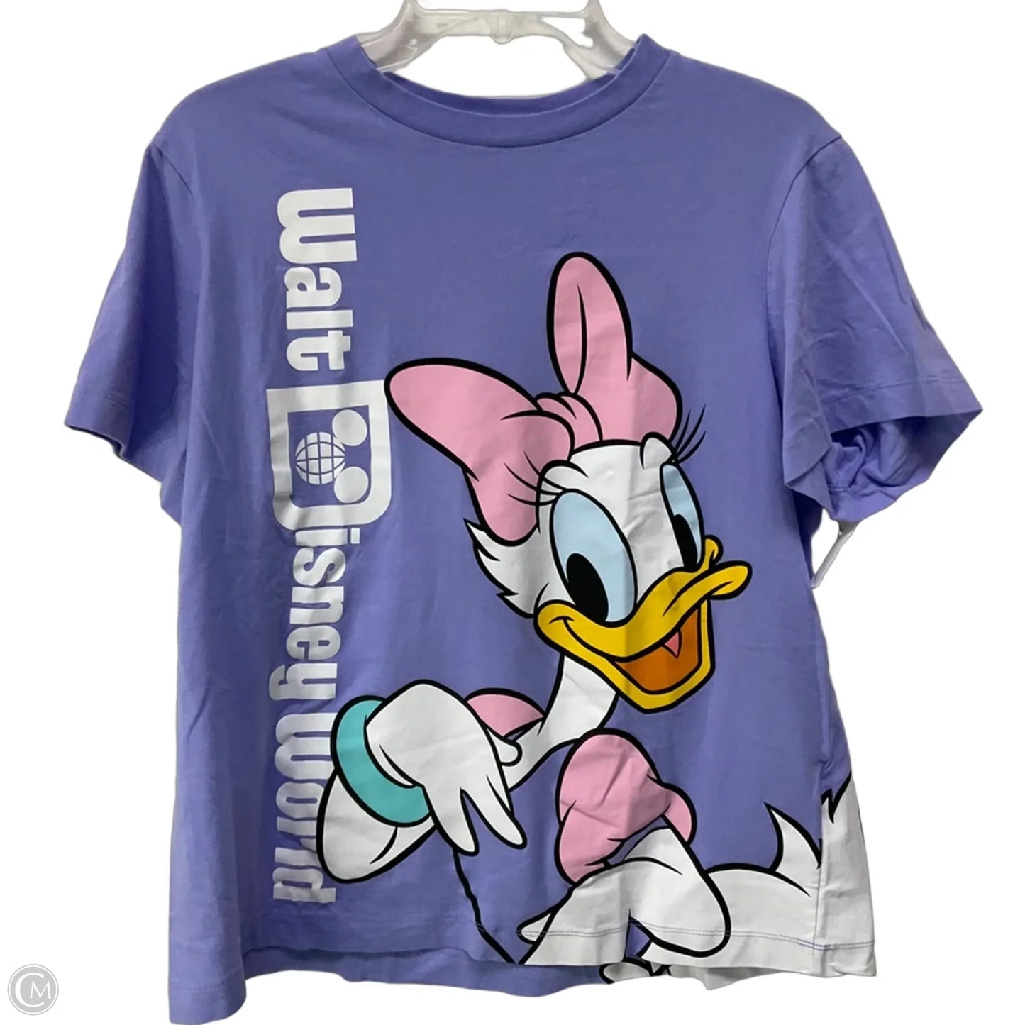 Top Short Sleeve Basic By Disney In Purple, Size: M