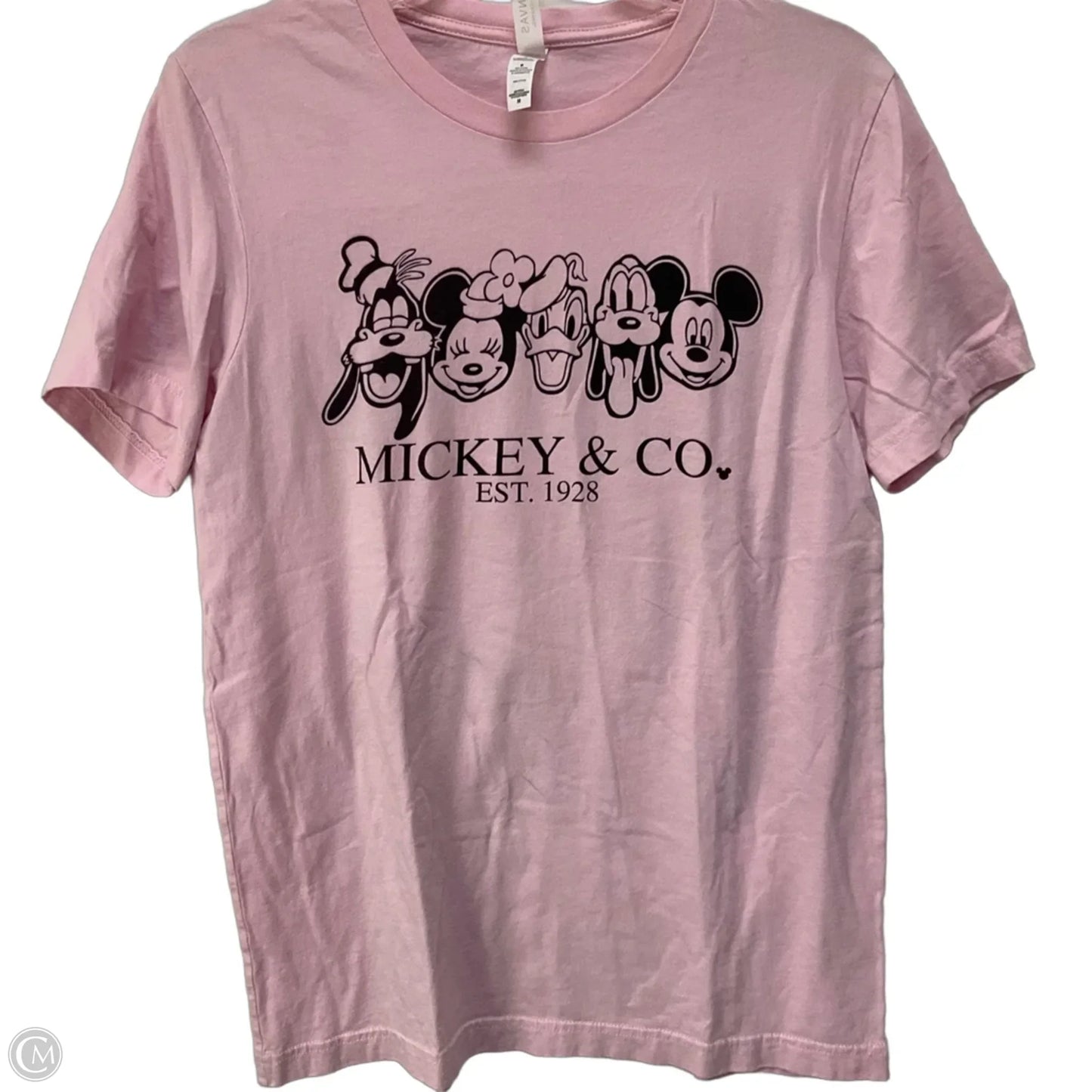 Top Short Sleeve Basic By Bella + Canvas In Pink, Size: M