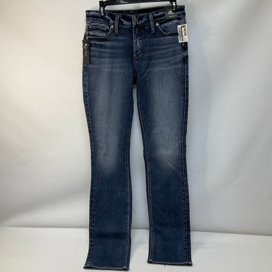 Jeans Straight By Silver In Blue Denim, Size: 2