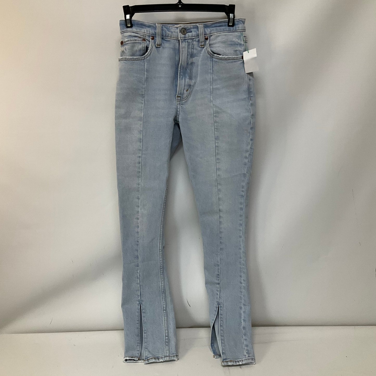 Jeans Skinny By Abercrombie And Fitch In Blue Denim, Size: 0