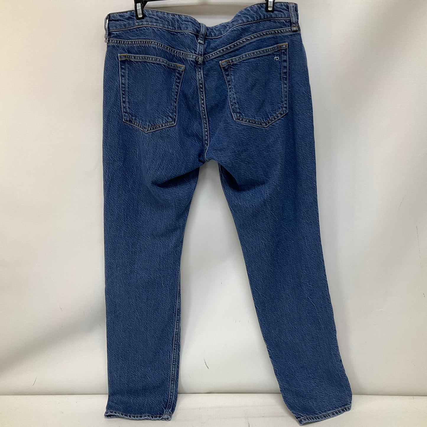 Jeans Straight By Rag & Bones Jeans In Blue Denim, Size: 6