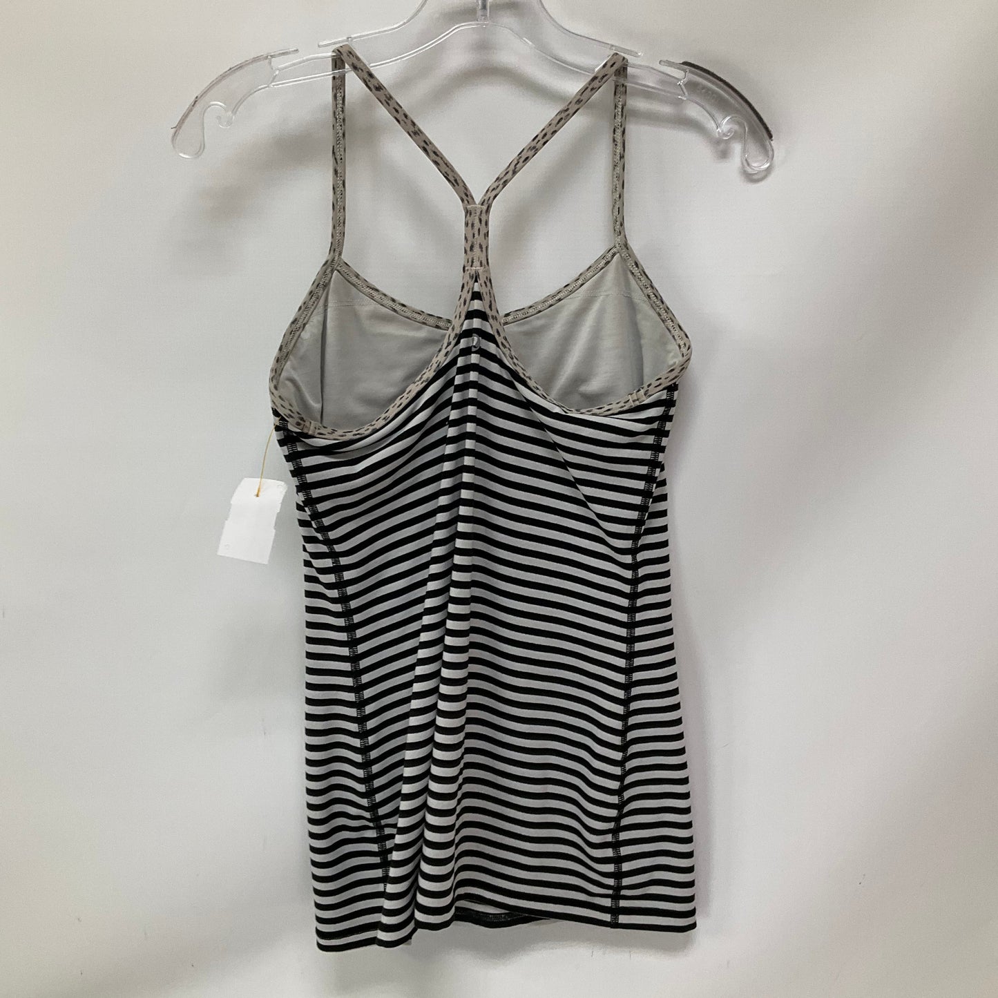 Athletic Tank Top By Lululemon In Striped Pattern, Size: 8