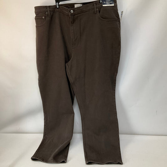 Jeans Boyfriend By Abercrombie And Fitch In Brown Denim, Size: 22