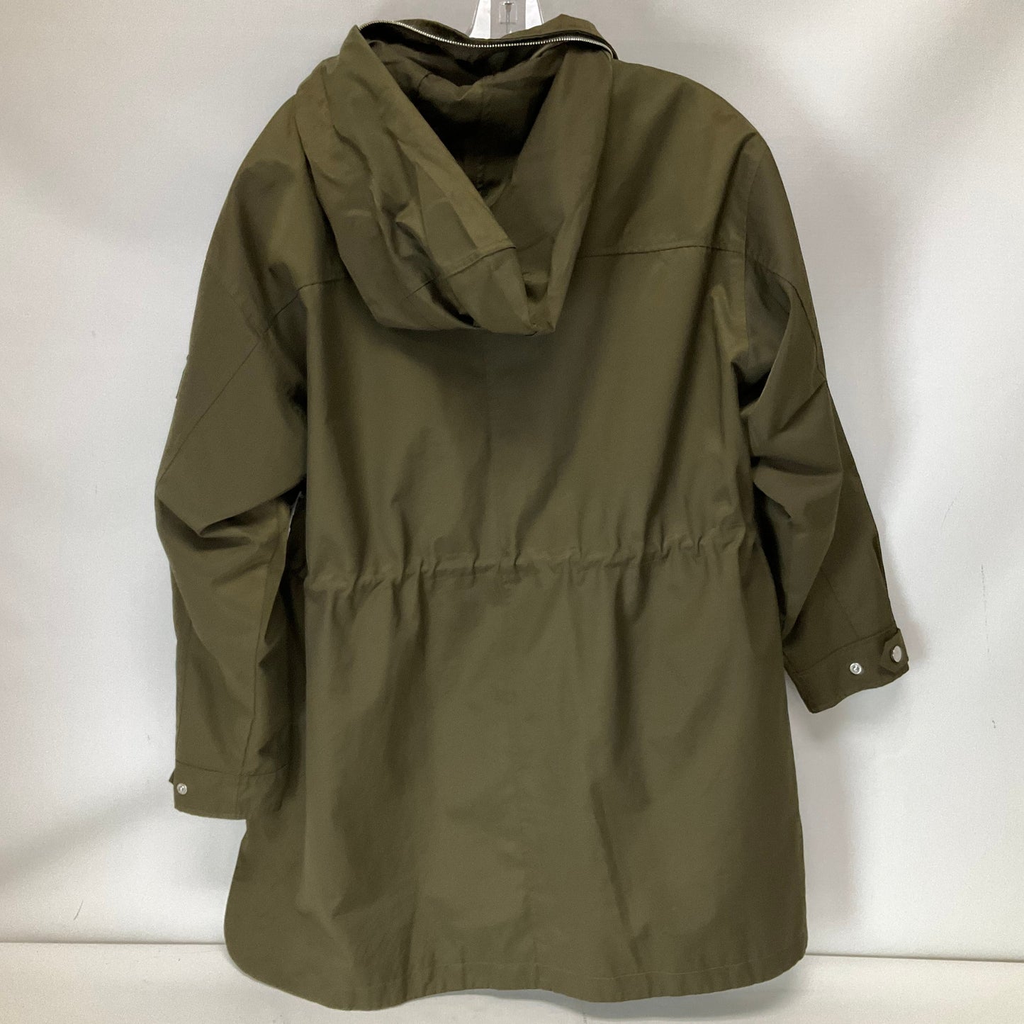 Jacket Windbreaker By Karl Lagerfeld In Green, Size: Xl