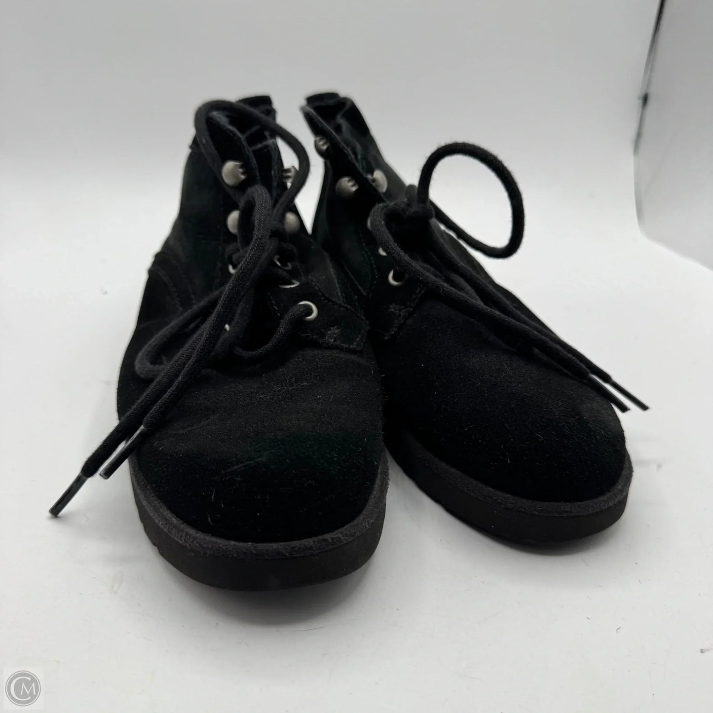 Boots Ankle Flats By Ugg In Black, Size: 7