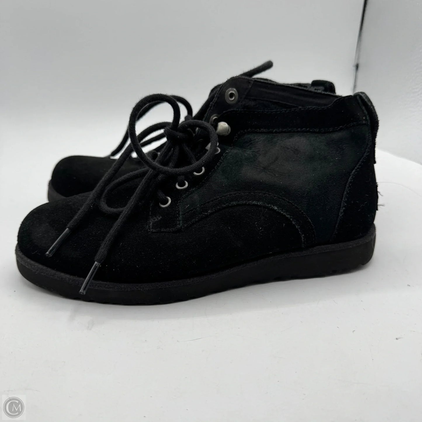 Boots Ankle Flats By Ugg In Black, Size: 7