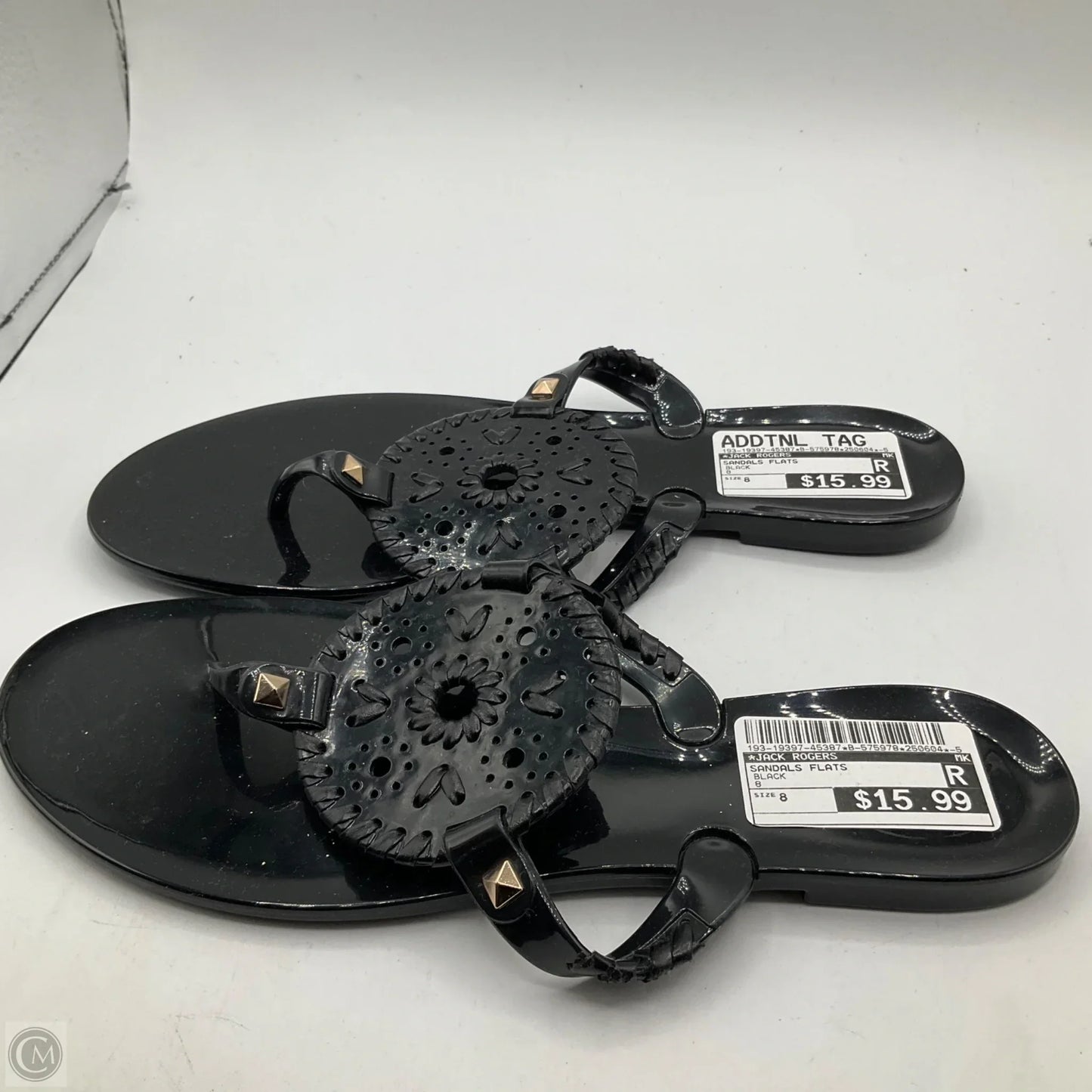Sandals Flats By Jack Rogers In Black, Size: 8
