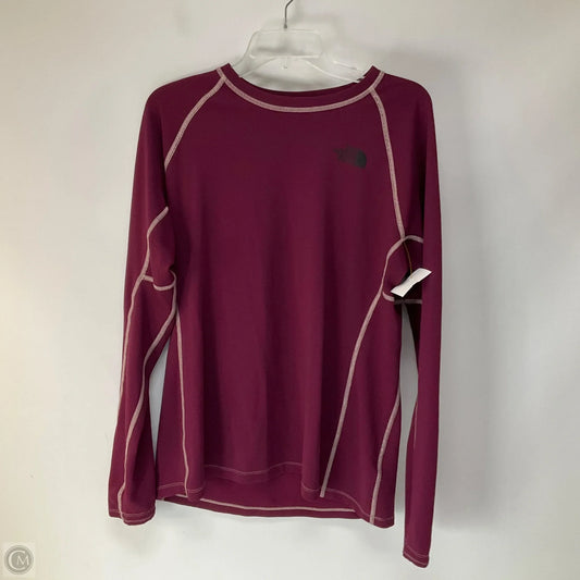 Top Long Sleeve By The North Face In Red, Size: Xl