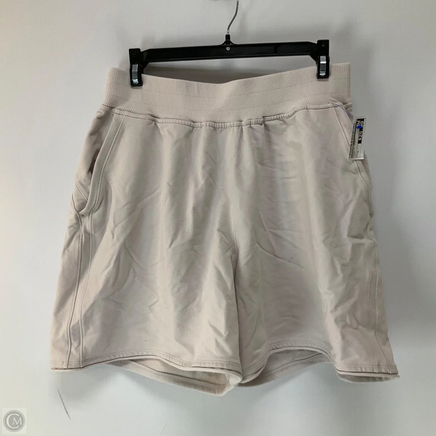 Athletic Shorts By Lululemon In Ivory, Size: 8