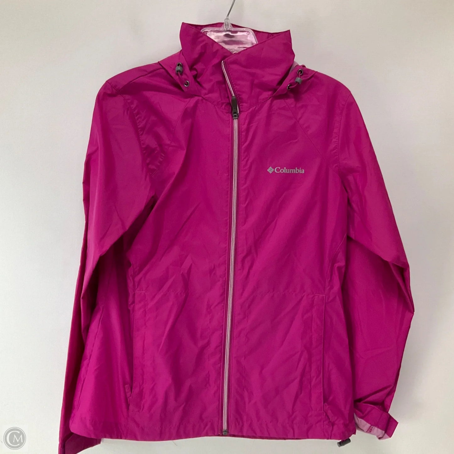 Jacket Windbreaker By Columbia In Pink, Size: M