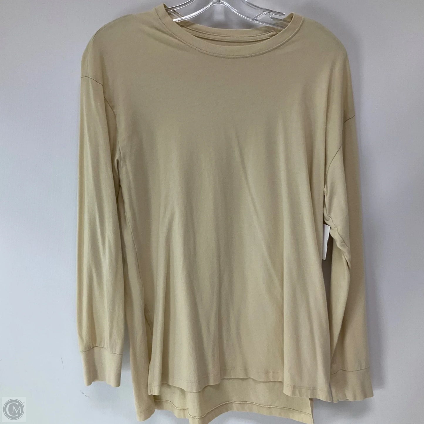 Top Long Sleeve Basic By Abercrombie And Fitch In Tan, Size: S