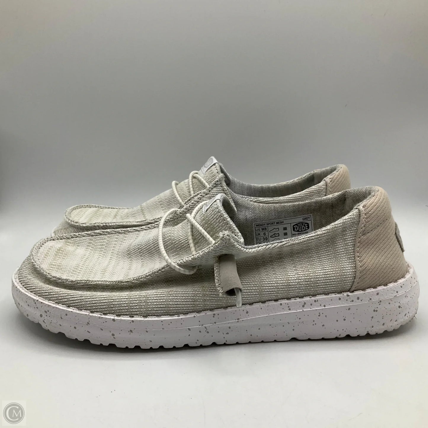 Shoes Flats By Hey Dude In White, Size: 8