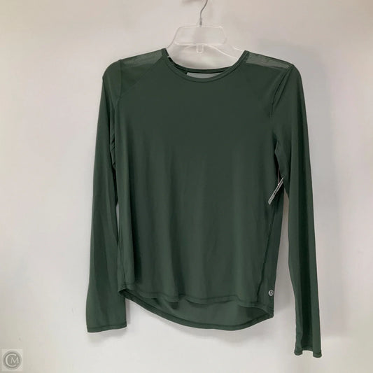 Athletic Top Long Sleeve Crewneck By Lululemon In Green, Size: 6