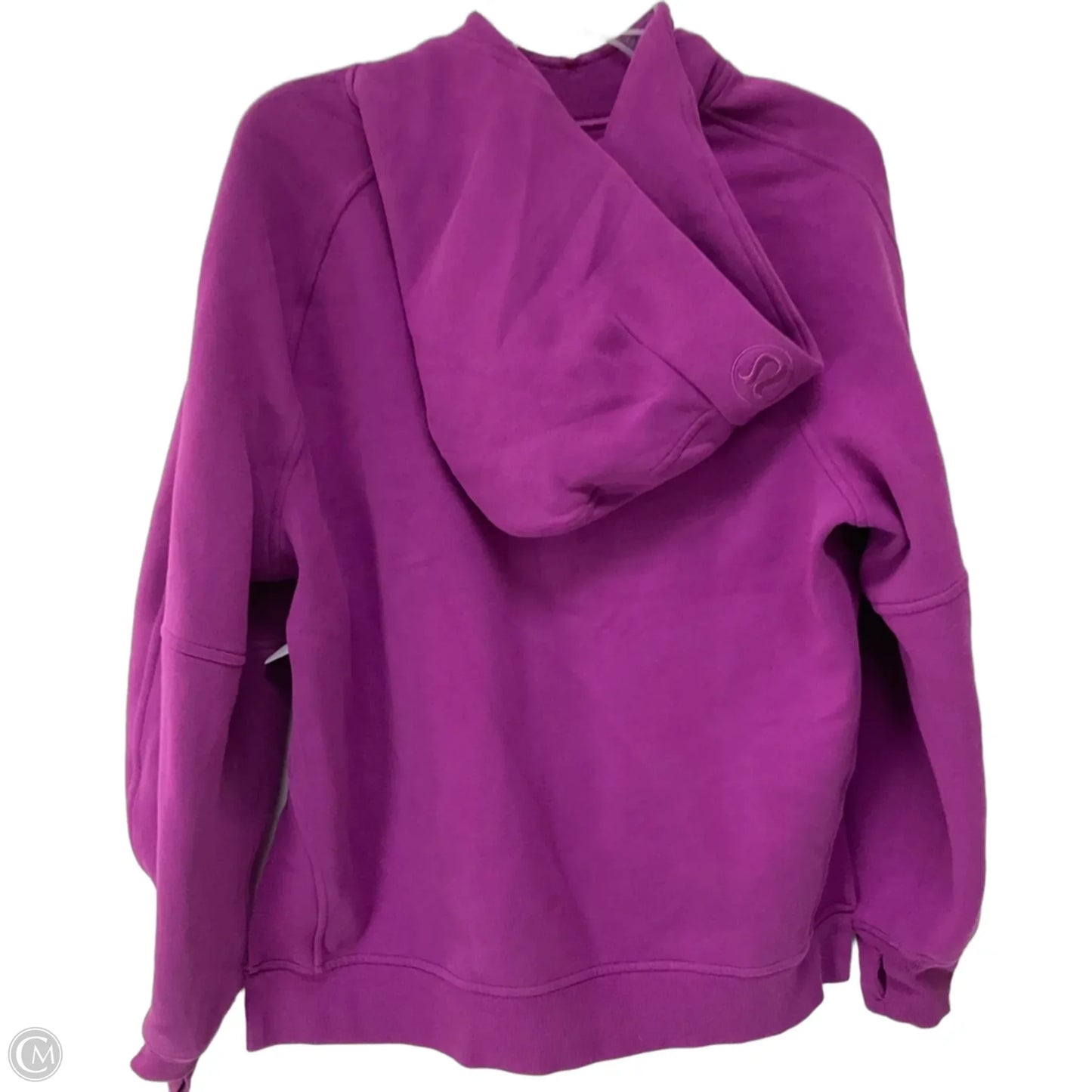 Athletic Sweatshirt Hoodie By Lululemon In Purple, Size: M
