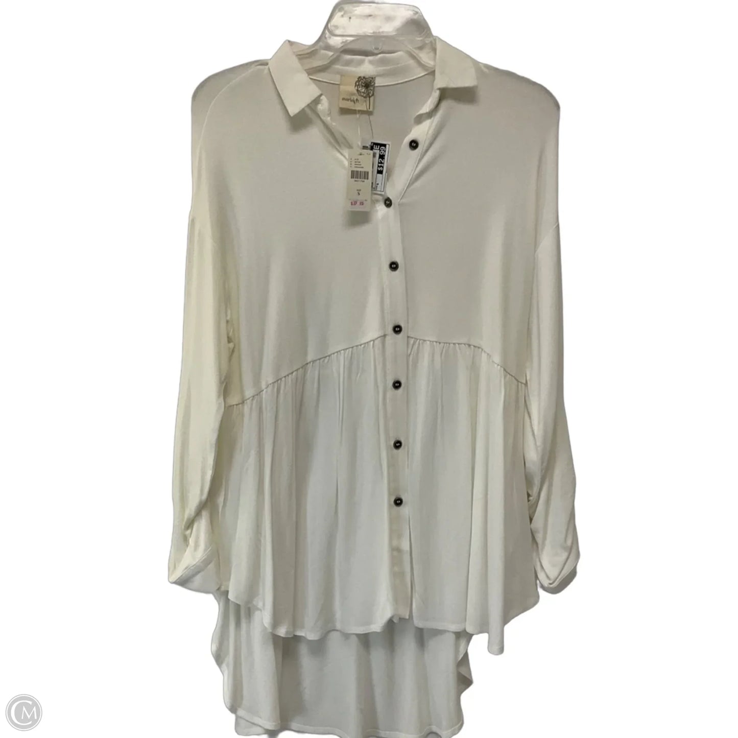 Dress Casual Short By Everleigh In Cream, Size: S