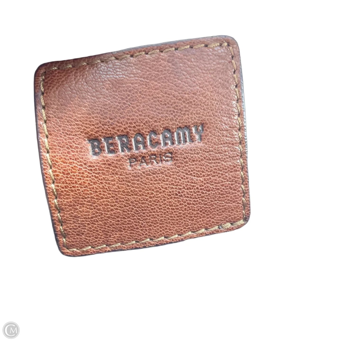 Handbag Leather By Cma, Size: Medium