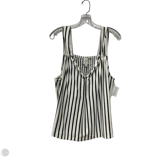 Top Sleeveless By Maeve In Striped Pattern, Size: 2x