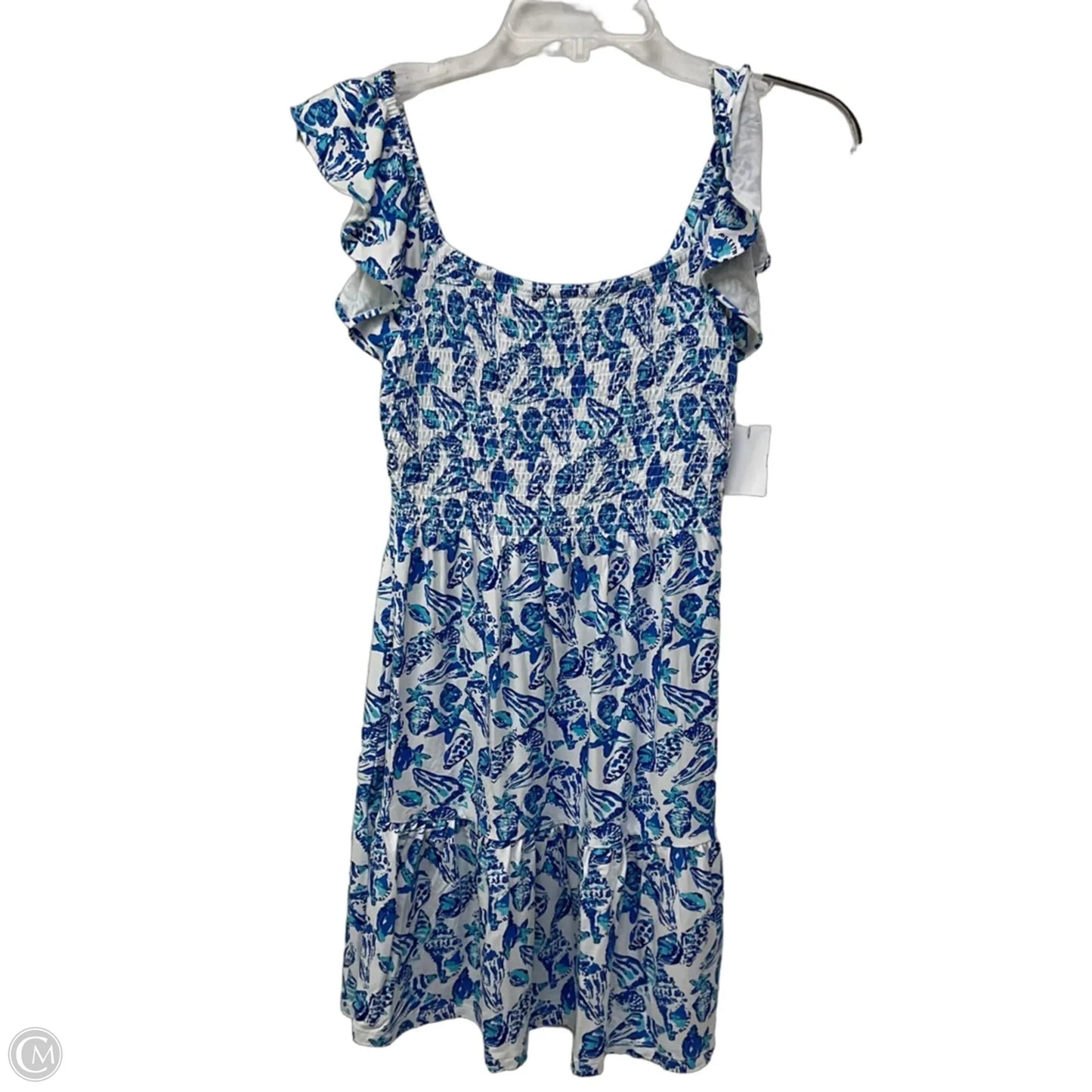 Dress Designer By Lilly Pulitzer In Blue & White, Size: Xs