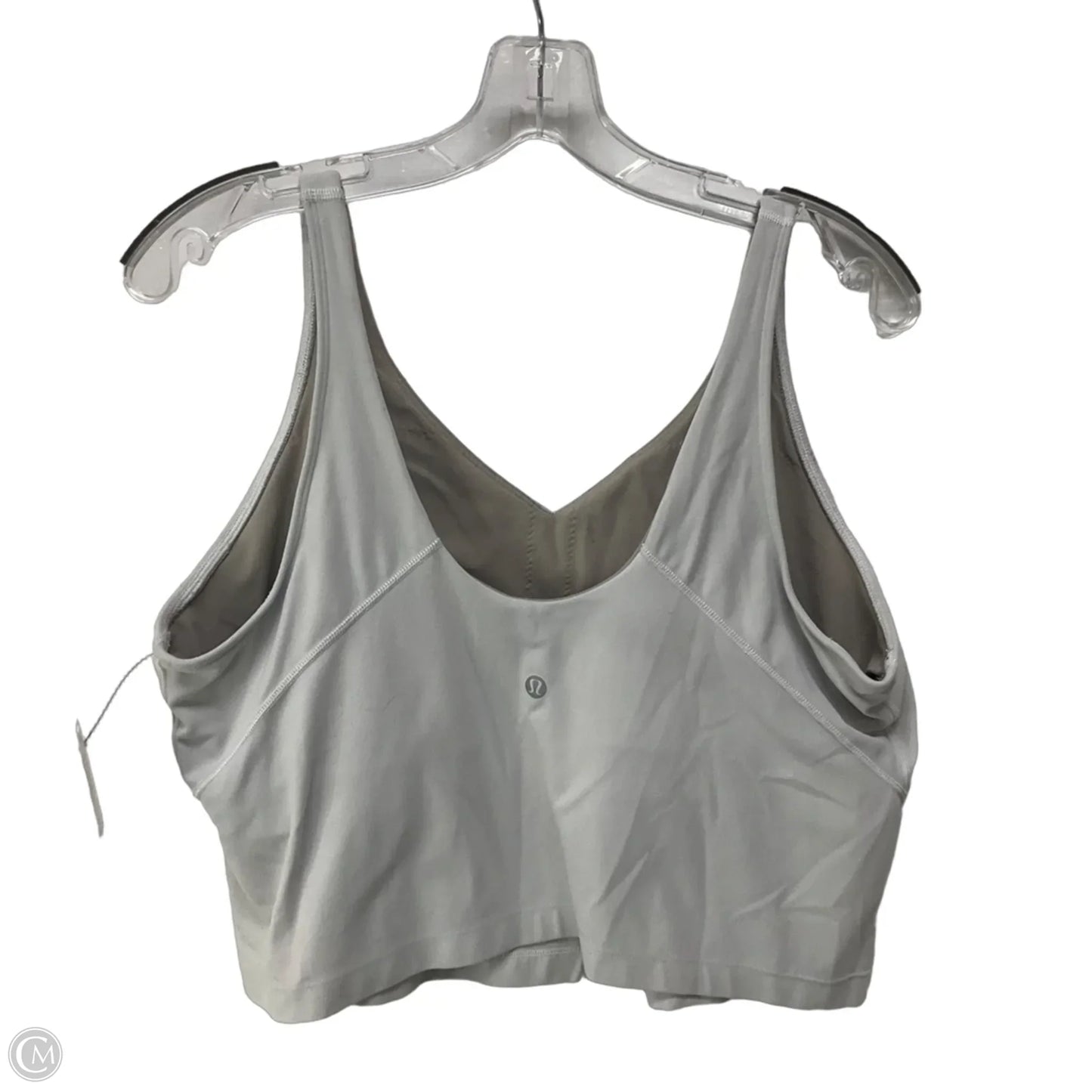 Athletic Tank Top By Lululemon In White, Size: 18