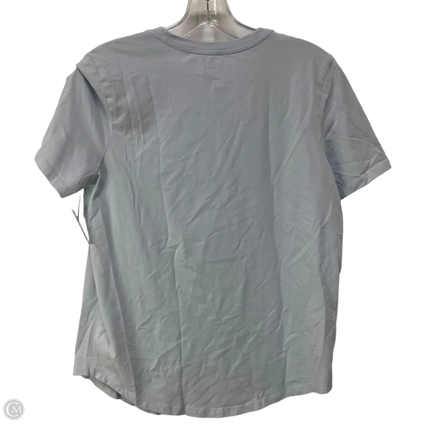 Athletic Top Short Sleeve By Lululemon In Blue, Size: 6