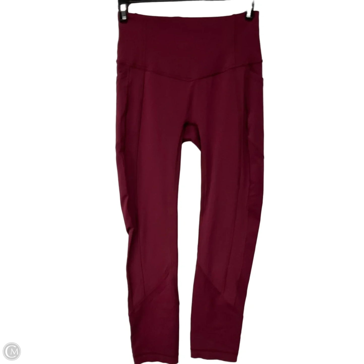 Athletic Leggings By Lululemon In Red, Size: 4