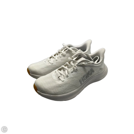 Shoes Athletic By Hoka In White, Size: 7.5