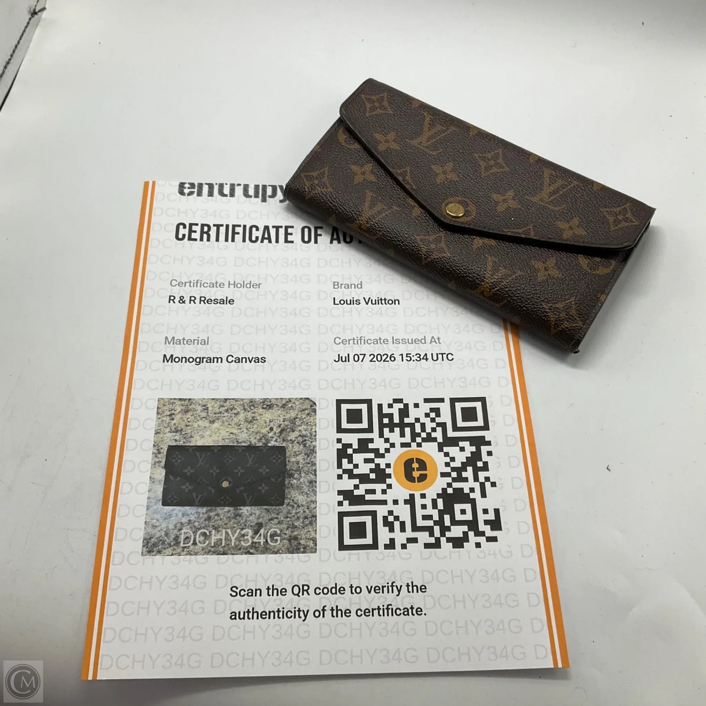 Wallet Luxury Designer By Louis Vuitton, Size: Medium