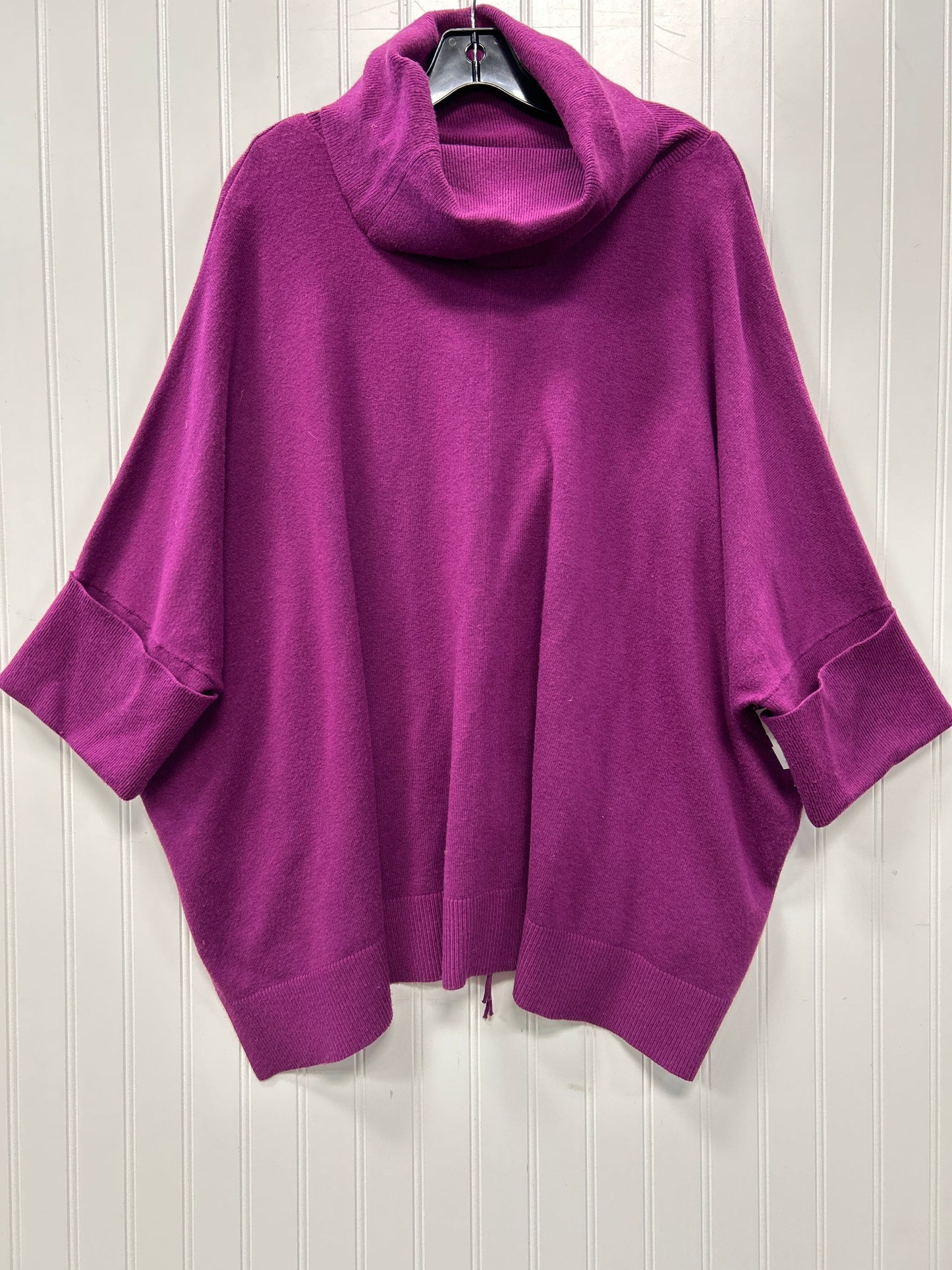 Sweater By Chicos In Purple, Size:L