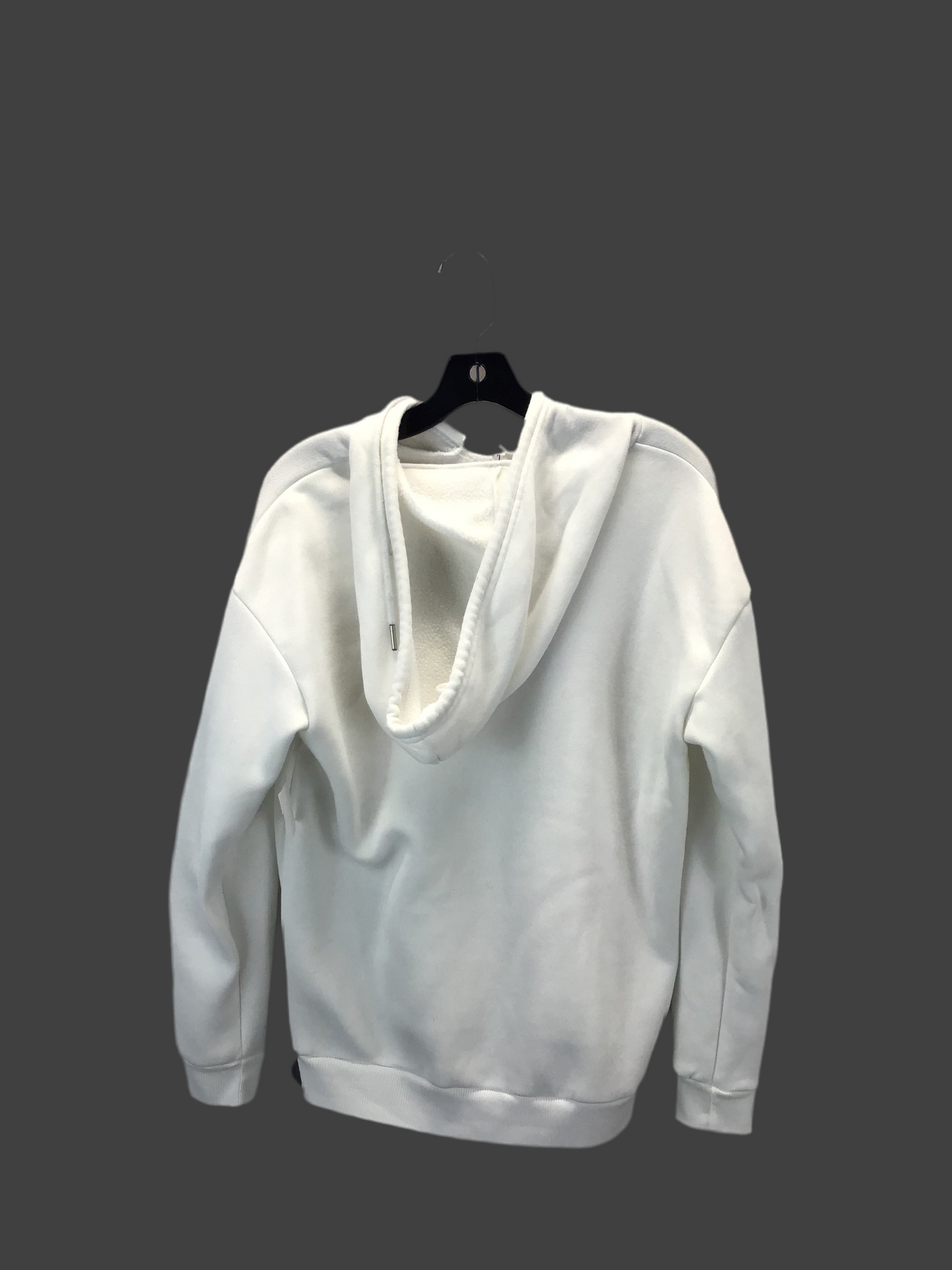 Sweatshirt Collar By Shein In White, Size: L