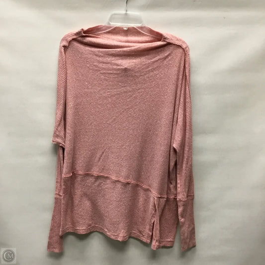 Top Long Sleeve Basic By We The Free In Pink, Size: S