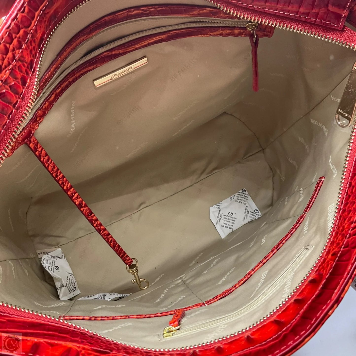 Handbag Designer By Brahmin, Size: Medium