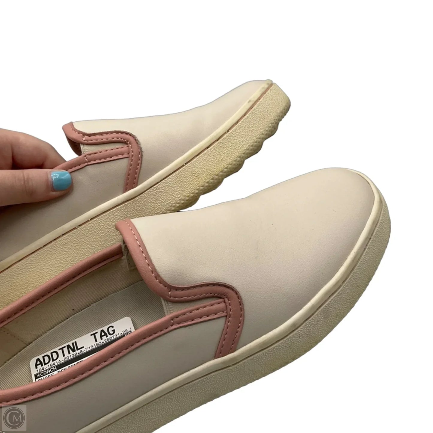 Shoes Designer By Coach In Pink, Size: 6.5
