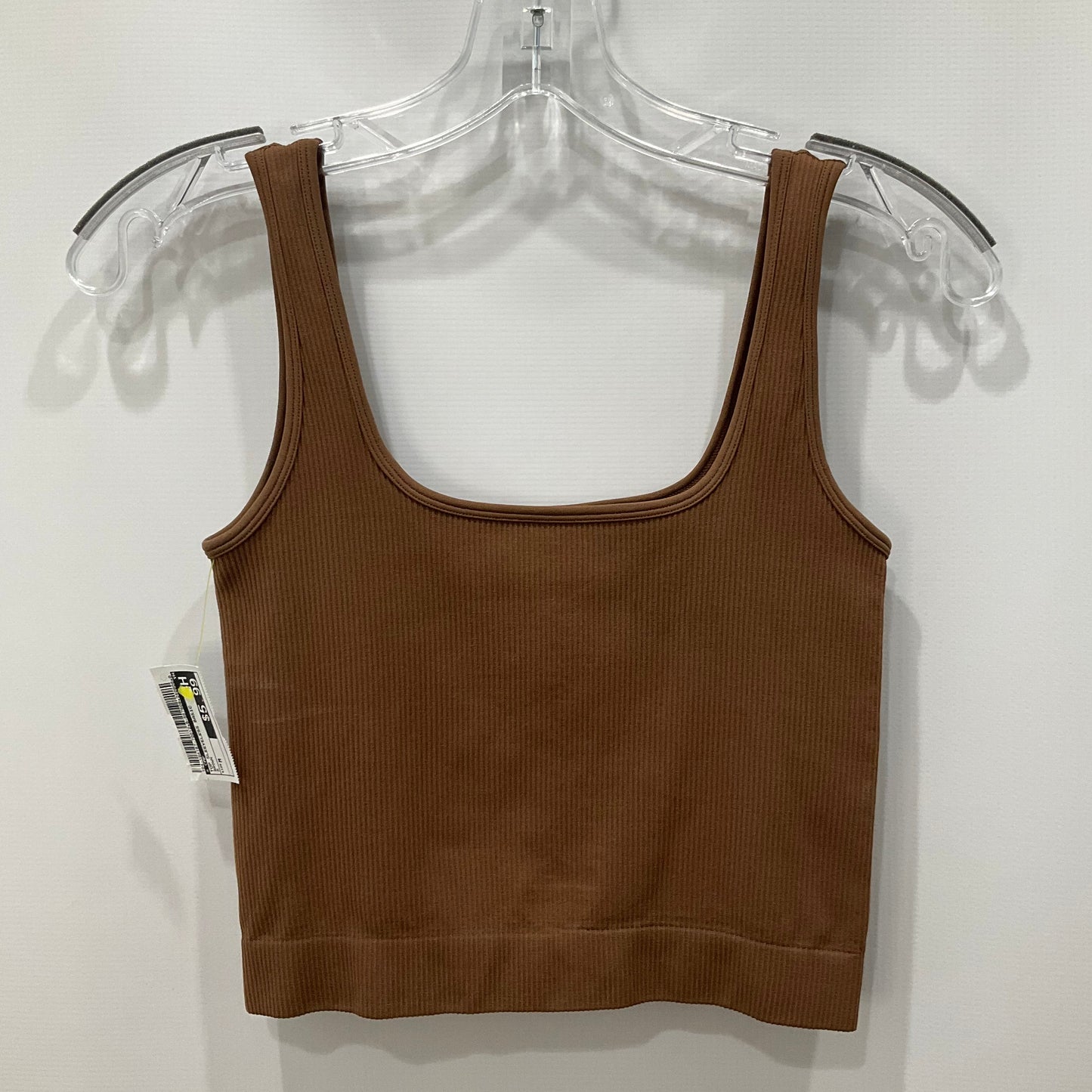 Top Sleeveless Basic In Brown, Size: M