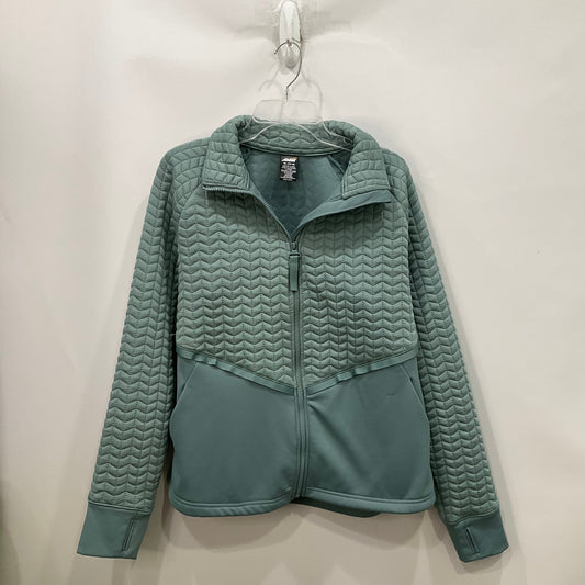 Athletic Jacket By Avia In Green, Size: Xl