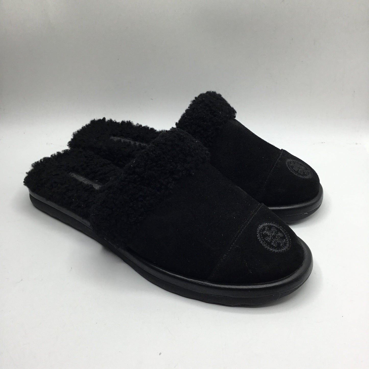 Slippers By Tory Burch In Black, size 7