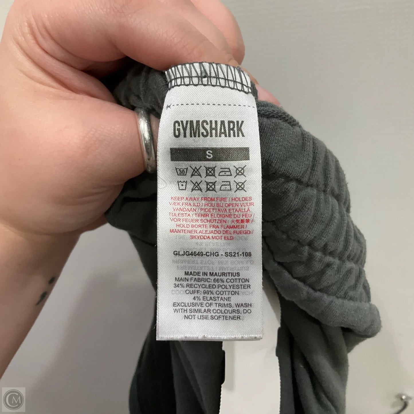 Pants Joggers By Gym Shark In Grey, Size: S