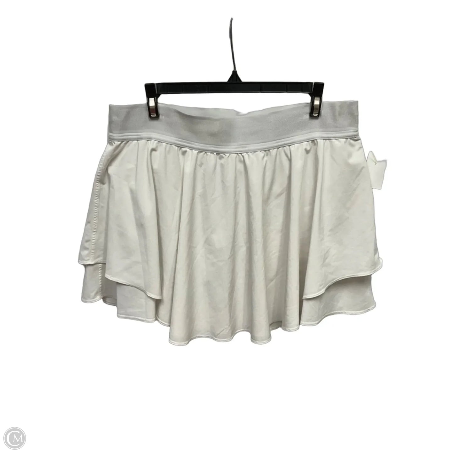 Athletic Skort By Lululemon In White, Size: 12