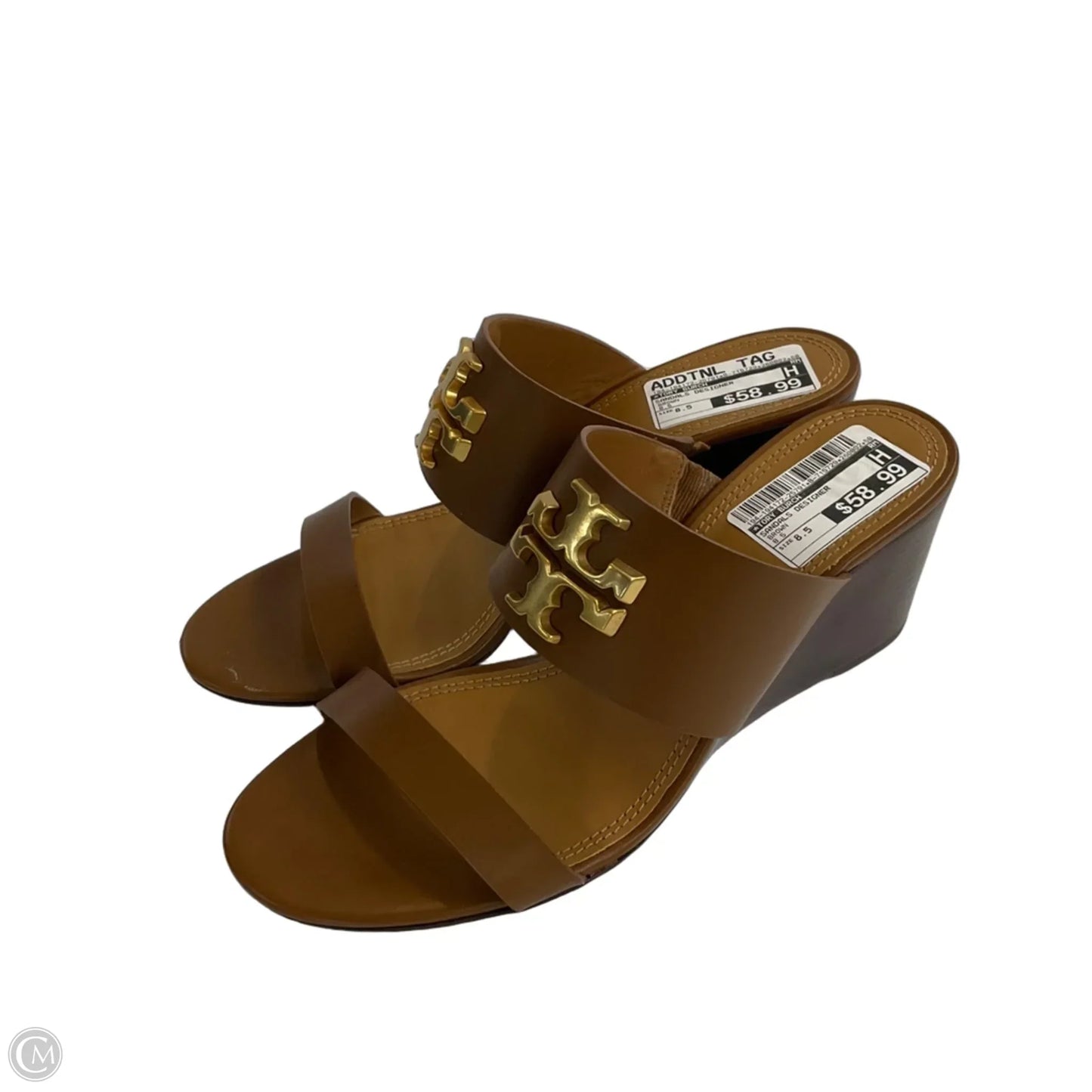 Sandals Designer By Tory Burch In Brown, Size: 8.5