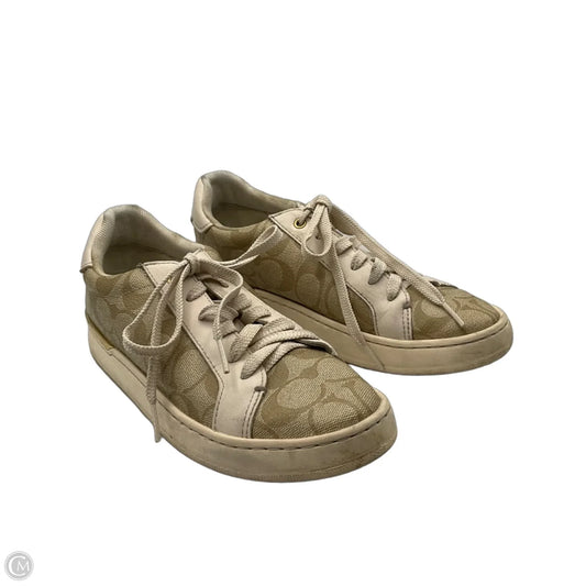 Shoes Designer By Coach In Cream, Size: 7
