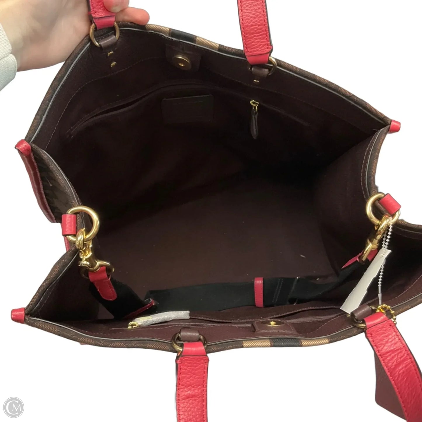 Handbag Designer By Coach, Size: Large