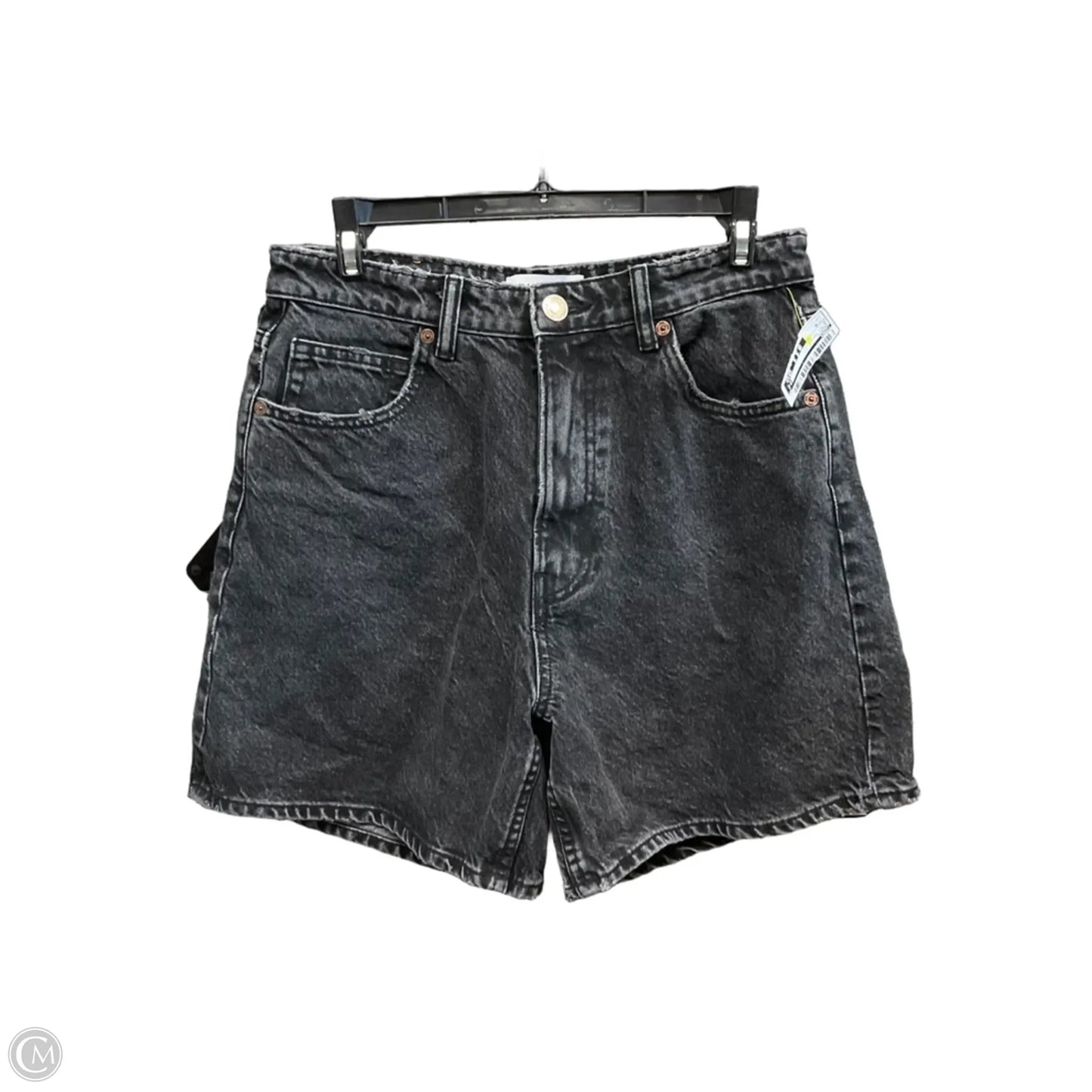 Shorts By Zara In Black Denim, Size: 8