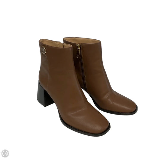 Boots Designer By Coach In Brown, Size: 7