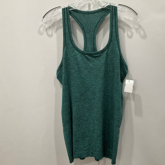 Athletic Tank Top By Lululemon In Green, Size: 10