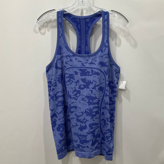 Athletic Tank Top By Lululemon In Blue, Size: 10