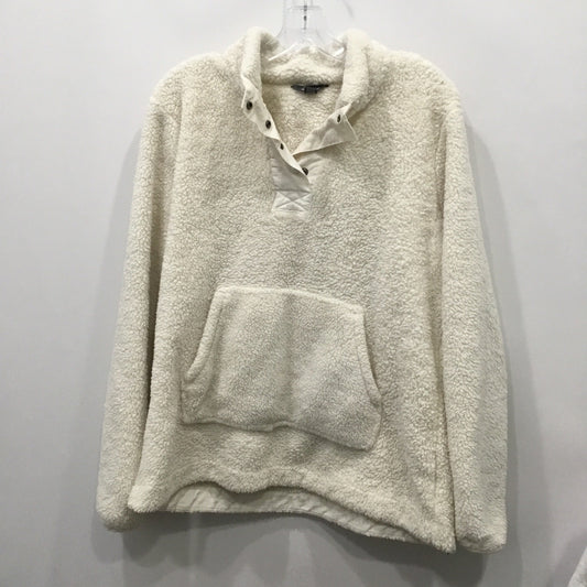 Jacket Fleece By Eddie Bauer In Cream, Size: Xl